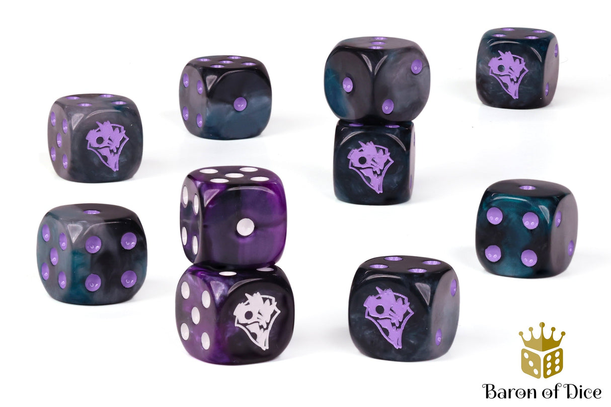 Warmachine: Khymaera Shadowflame Shard Official Dice Set