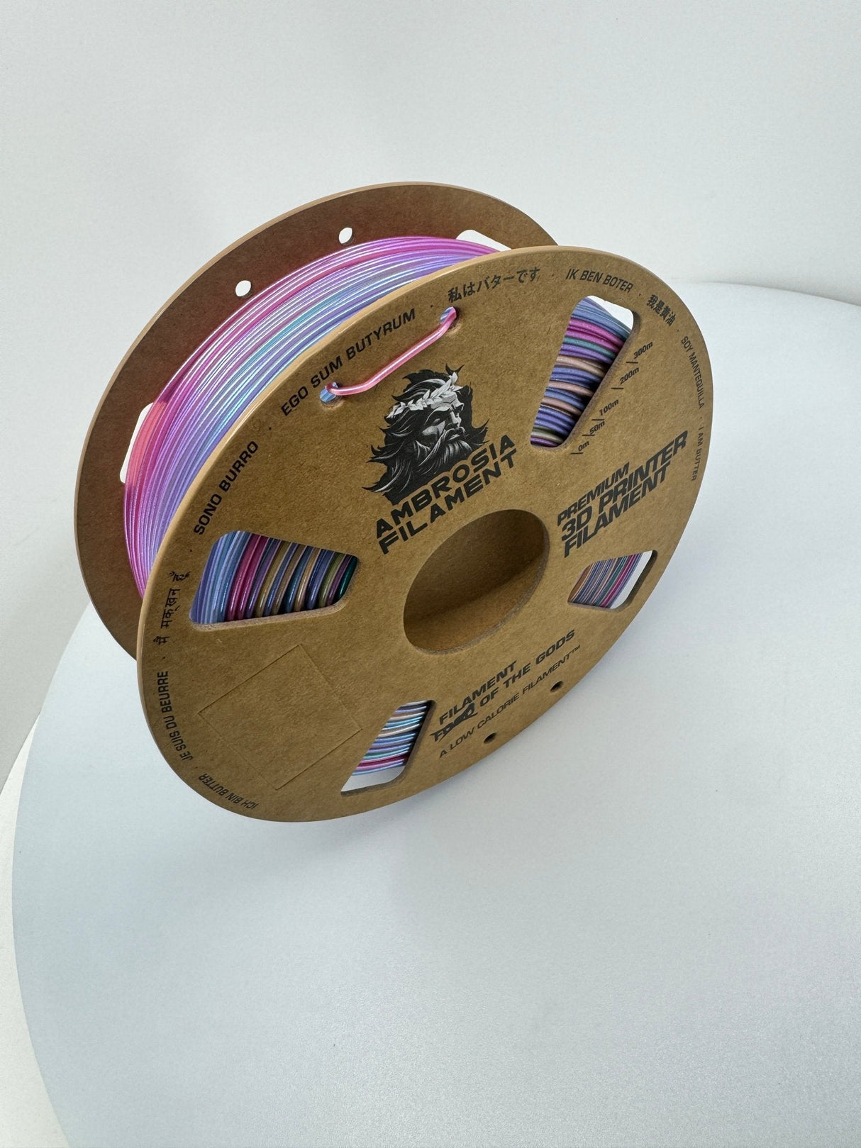 AMBROSIA Dolos Color Shifting PLA Filament of the Gods - 1KG Bambu AMS Friendly Cardboard Spools Premium 3D Printing Filament