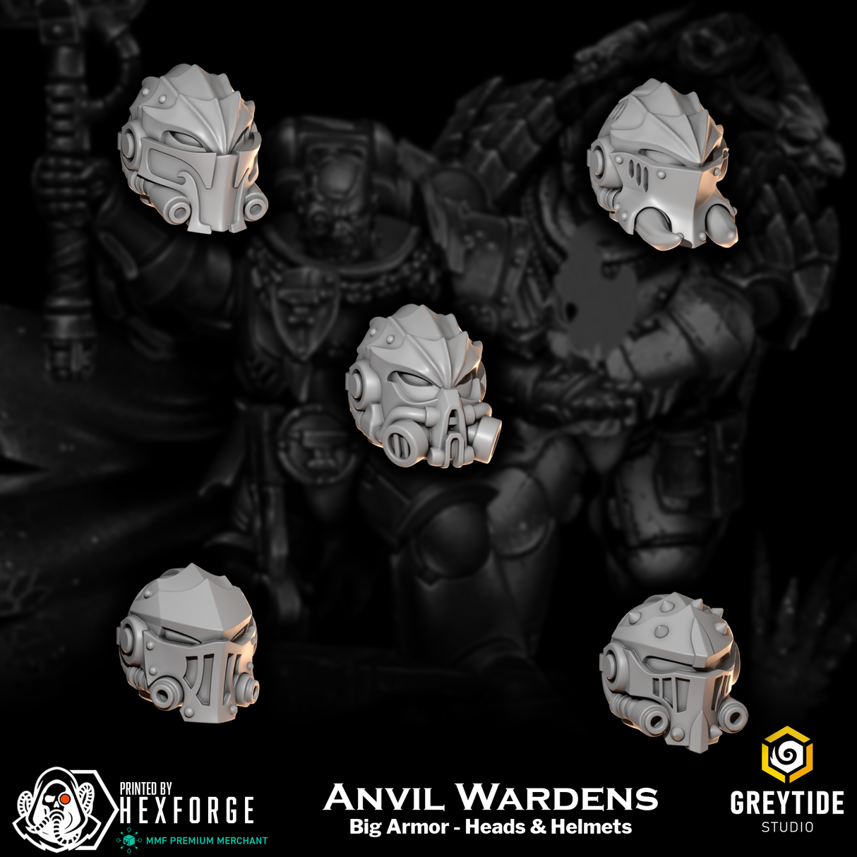 Anvil Wardens - Big Armor: Heads & Helmets