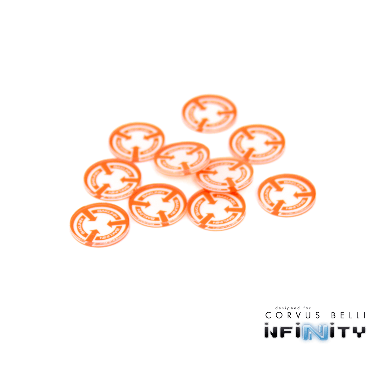 Full Color Infinity Faction Markers, 25mm (Bag of 10)