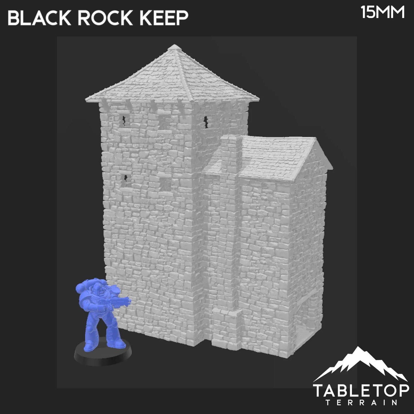 Black Rock Keep - Country & King - Fantasy Historical Building