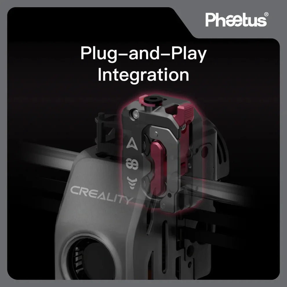 DXC Extruder for Creality K1 / K1 Max and K1C by Devil Design and Phaetus