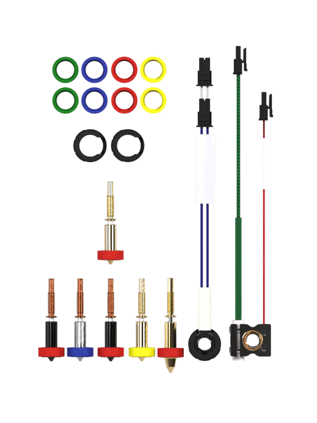 E3D Revo Hot Side Heater Core and Nozzle Kit- Starter / High Flow / Genius