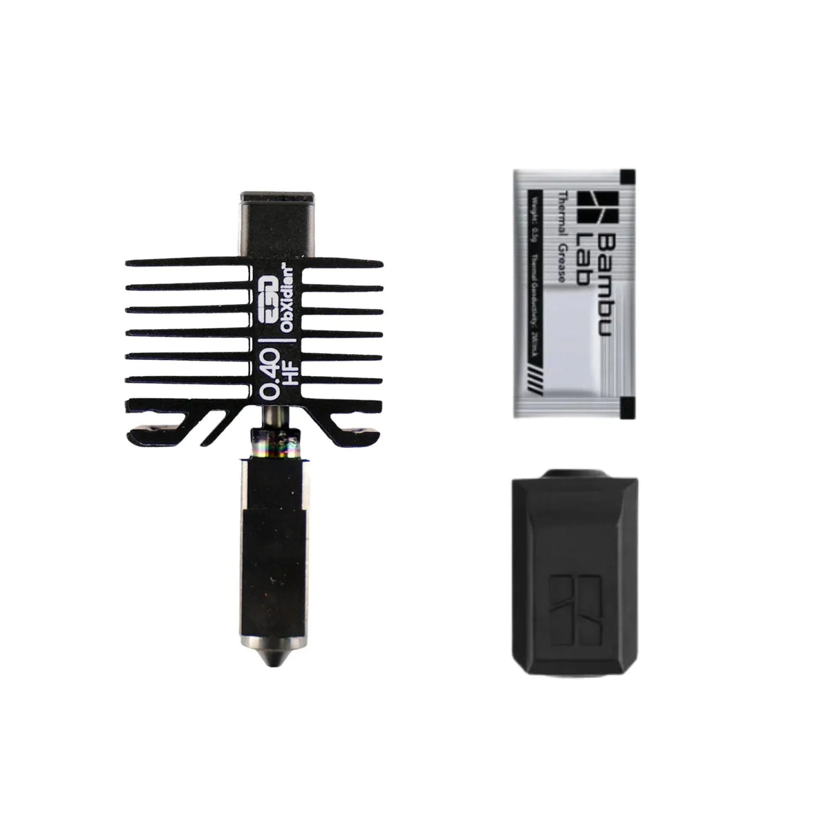 E3D High Flow ObXidian Hot End for Bambu Lab Printers X1 and P1 Series (X1C P1P etc.) - Fully Assembled and Self Assembled Kits