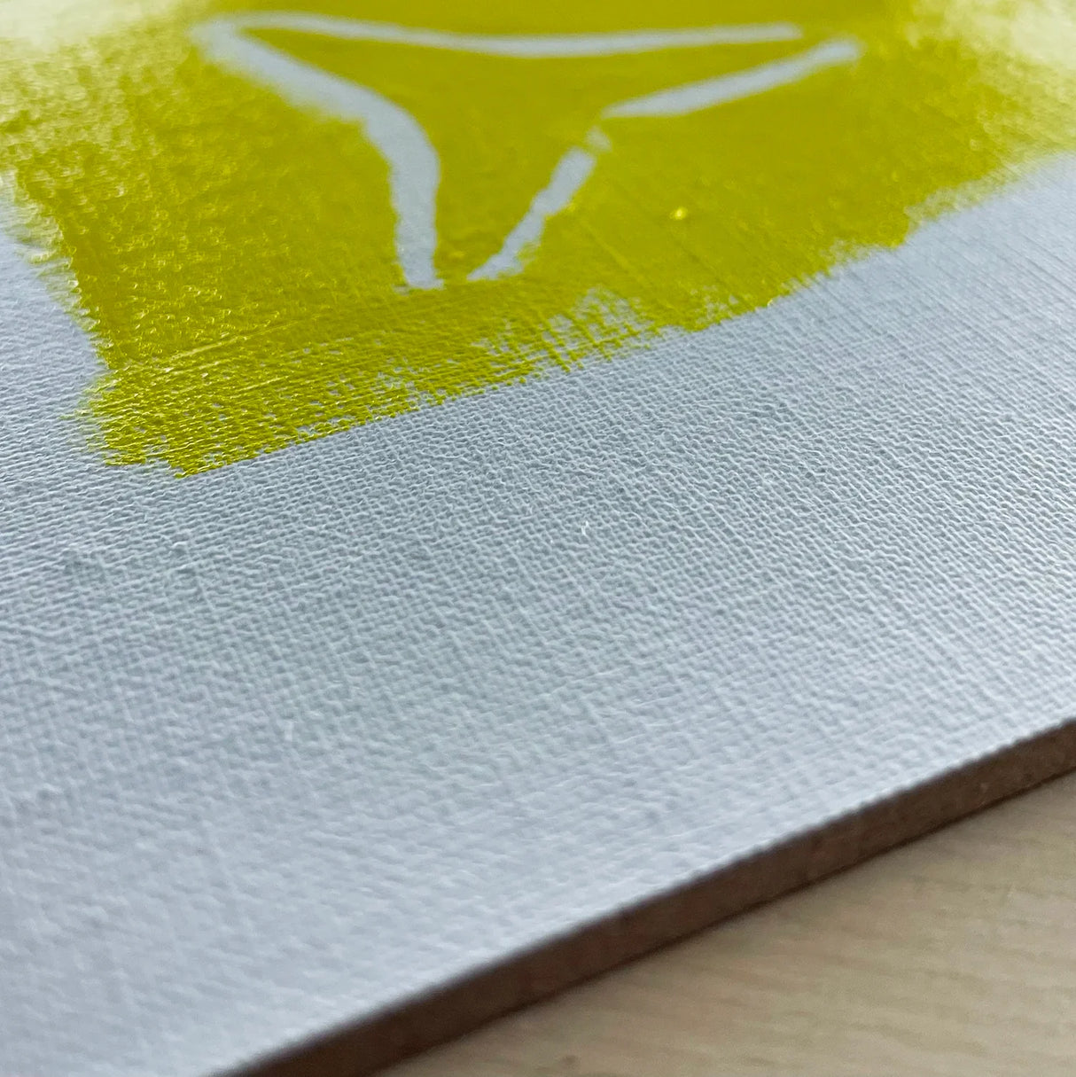 Trekell 12" x 12" Lead Primed Linen Panel - 1/8" Aluminum Composite Material