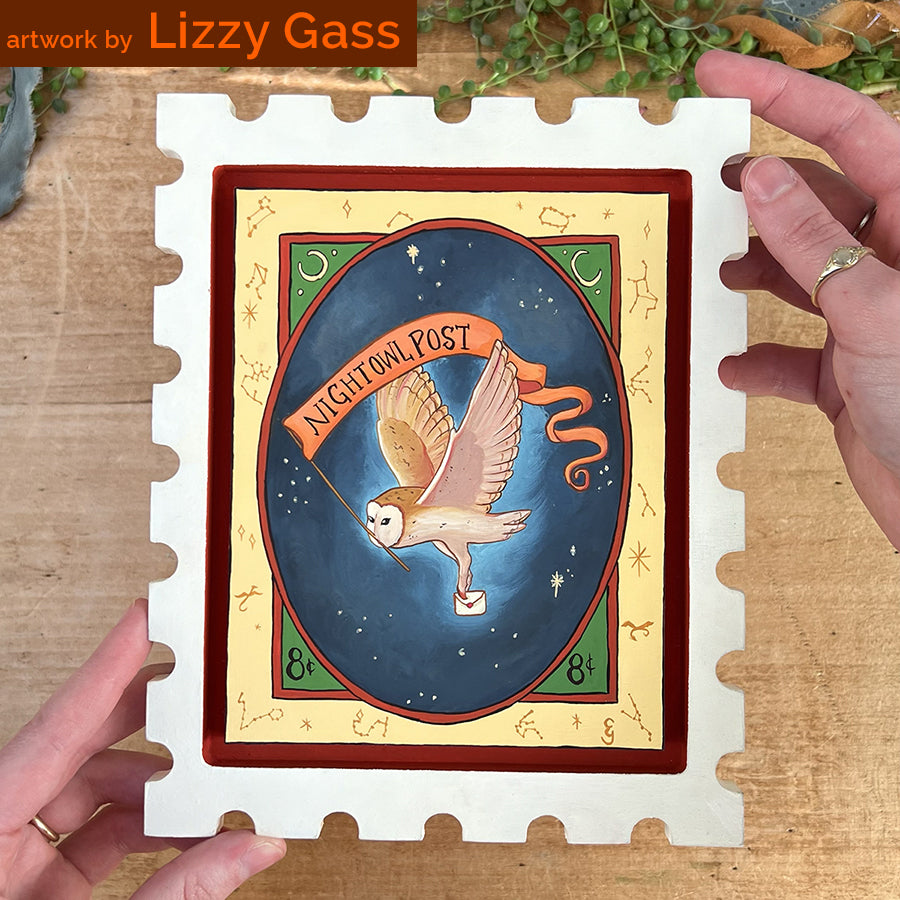 Trekell Stamp Panel - Wooden Painting Canvas