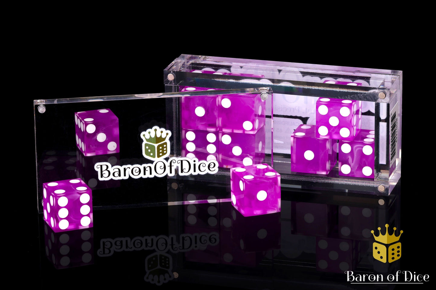 Precision Dice - Hot Pink