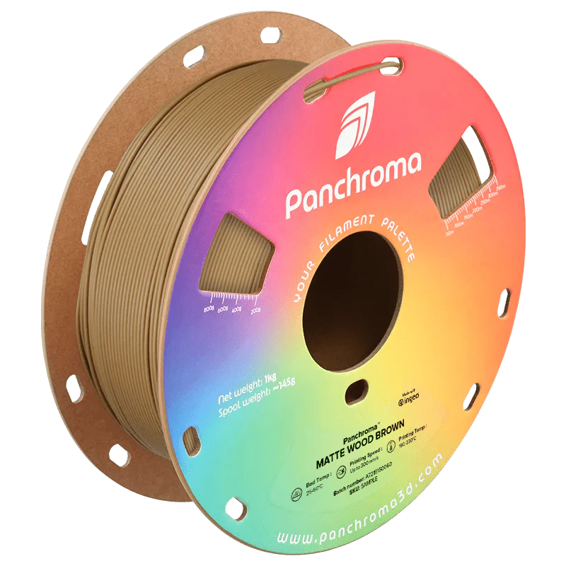 Panchroma™ Matte (Formerly PolyTerra) PLA 3D Printer Filament 1KG 1.75mm