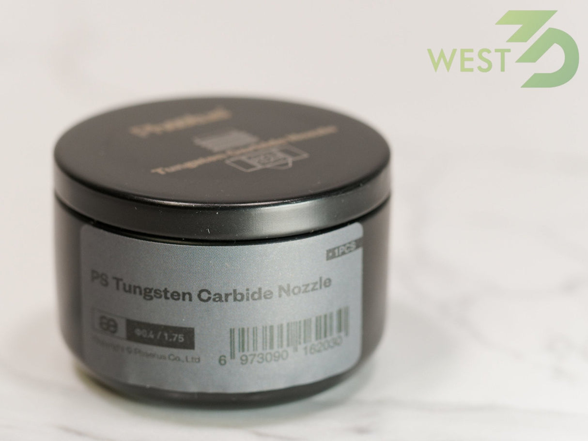 Phaetus Bi-Metallic Part Tungsten Carbide Hardened Nozzles for V6 Style Hot Ends Abrasives