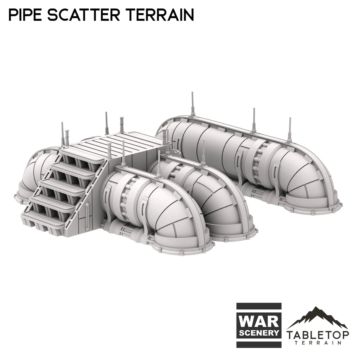 Pipe Scatter Terrain - Futuristic City