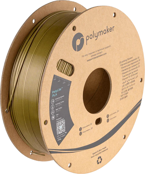 Polymaker PolyLite Silk PLA 3D Printer Filament 1KG 1.75mm