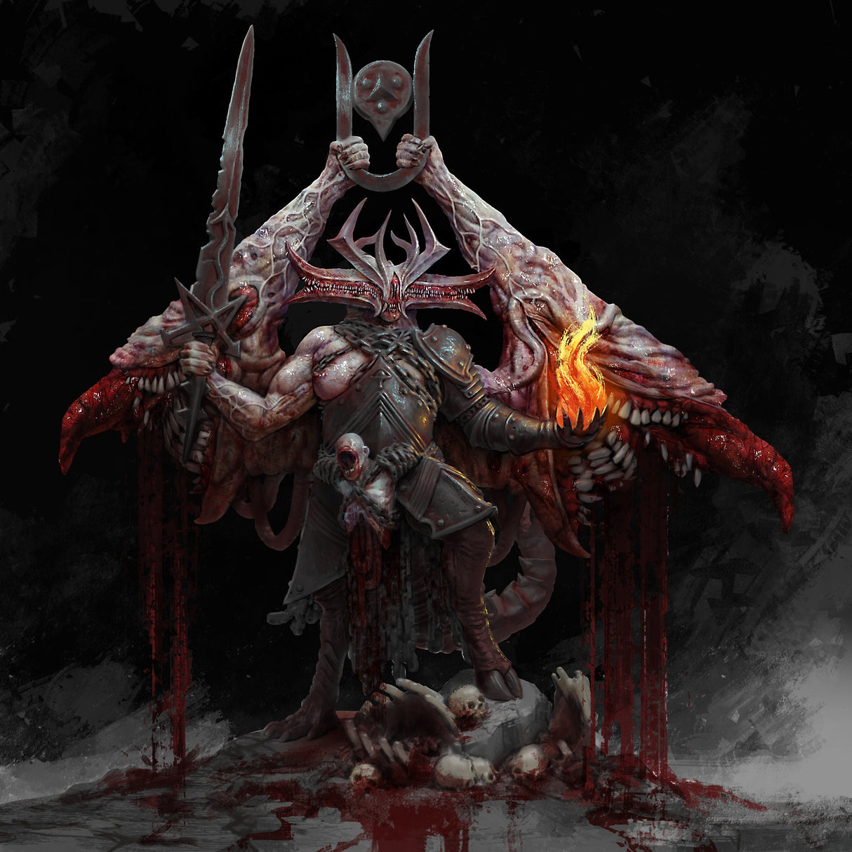 Court of the Seven-Headed Serpent - Official Trench Crusade Dice Set