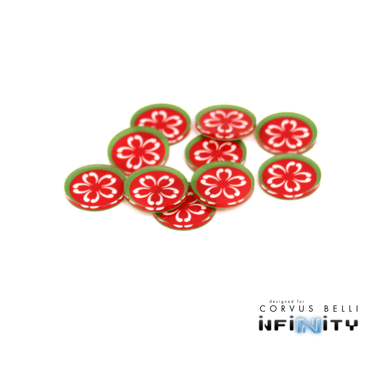 Full Color Infinity Faction Markers, 25mm (Bag of 10)