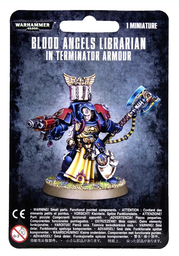 Blood Angels Librarian in Terminator Armour