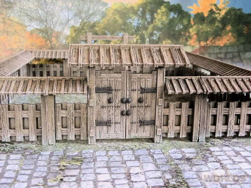 Samurai Wooden Wall Set