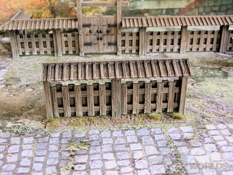 Samurai Wooden Wall Set