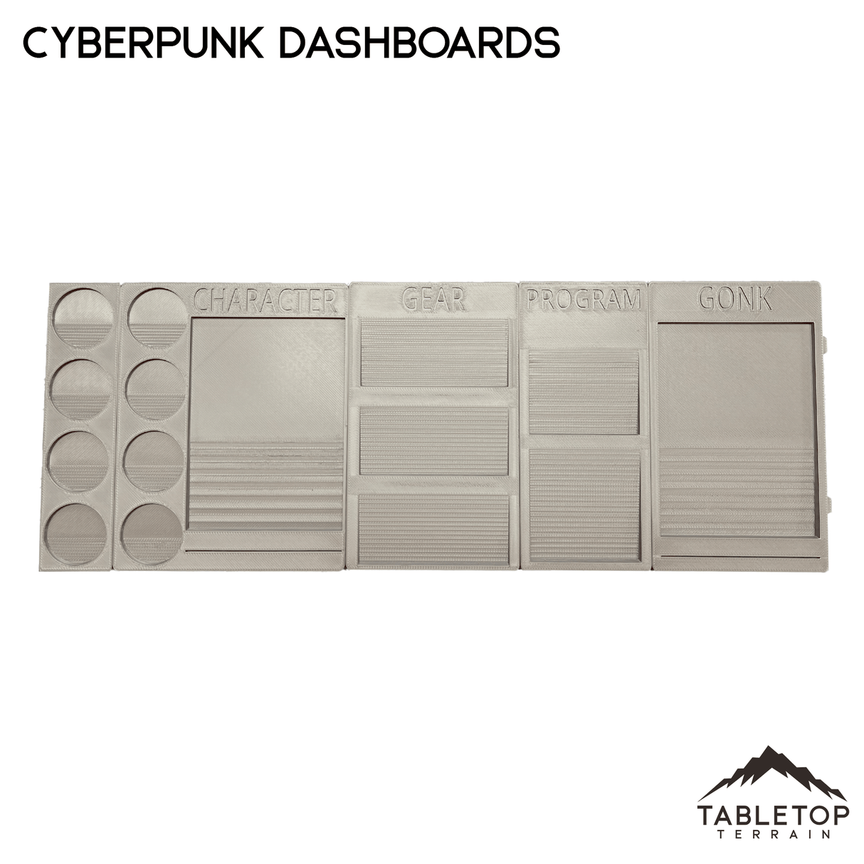 Cyberpunk Card and Token Dashboard