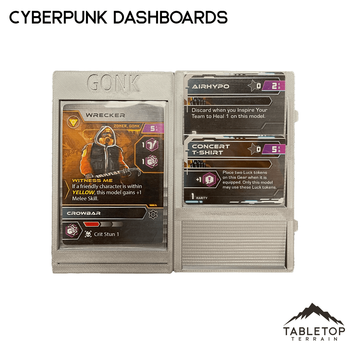 Cyberpunk Card and Token Dashboard