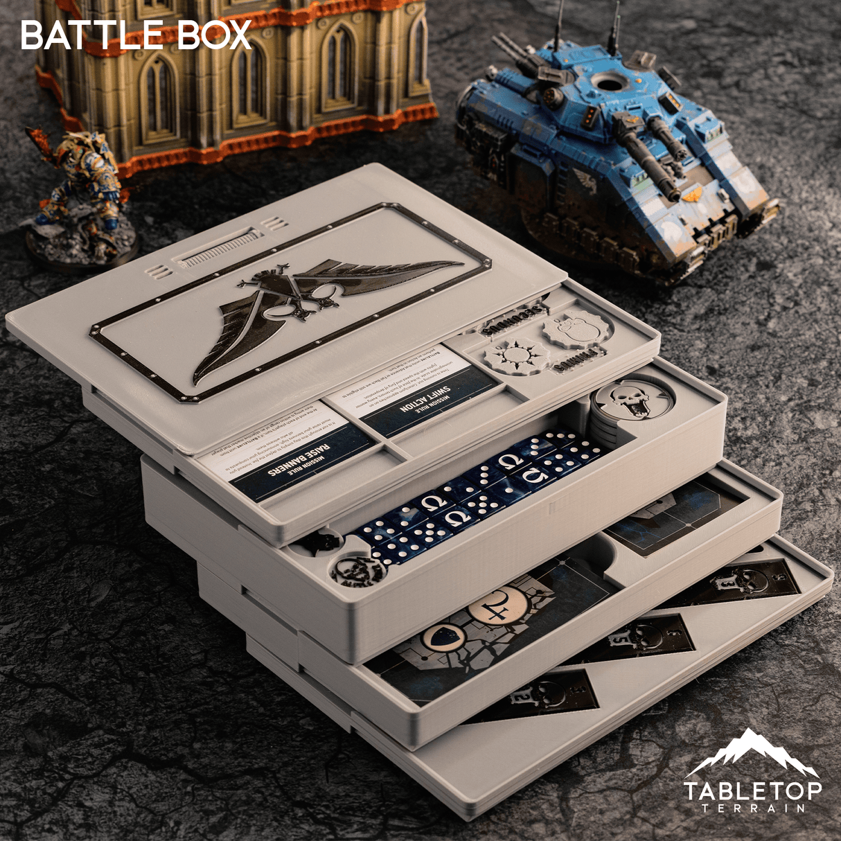 Battle Box - 40k Compatible Component Organizer