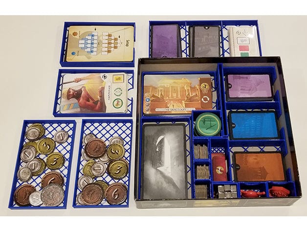 7 Wonders Duel + Expansions Board Game Insert / Organizer