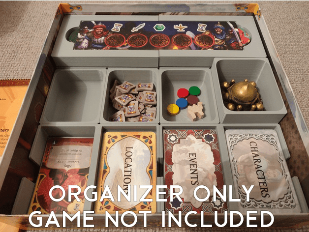 A Thief's Fortune Board Game Insert / Organizer