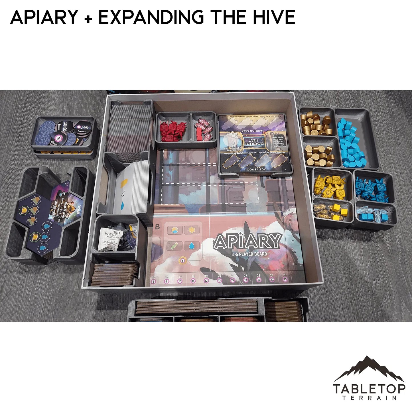 Apiary and Expanding the Hive Board Game Insert / Organizer