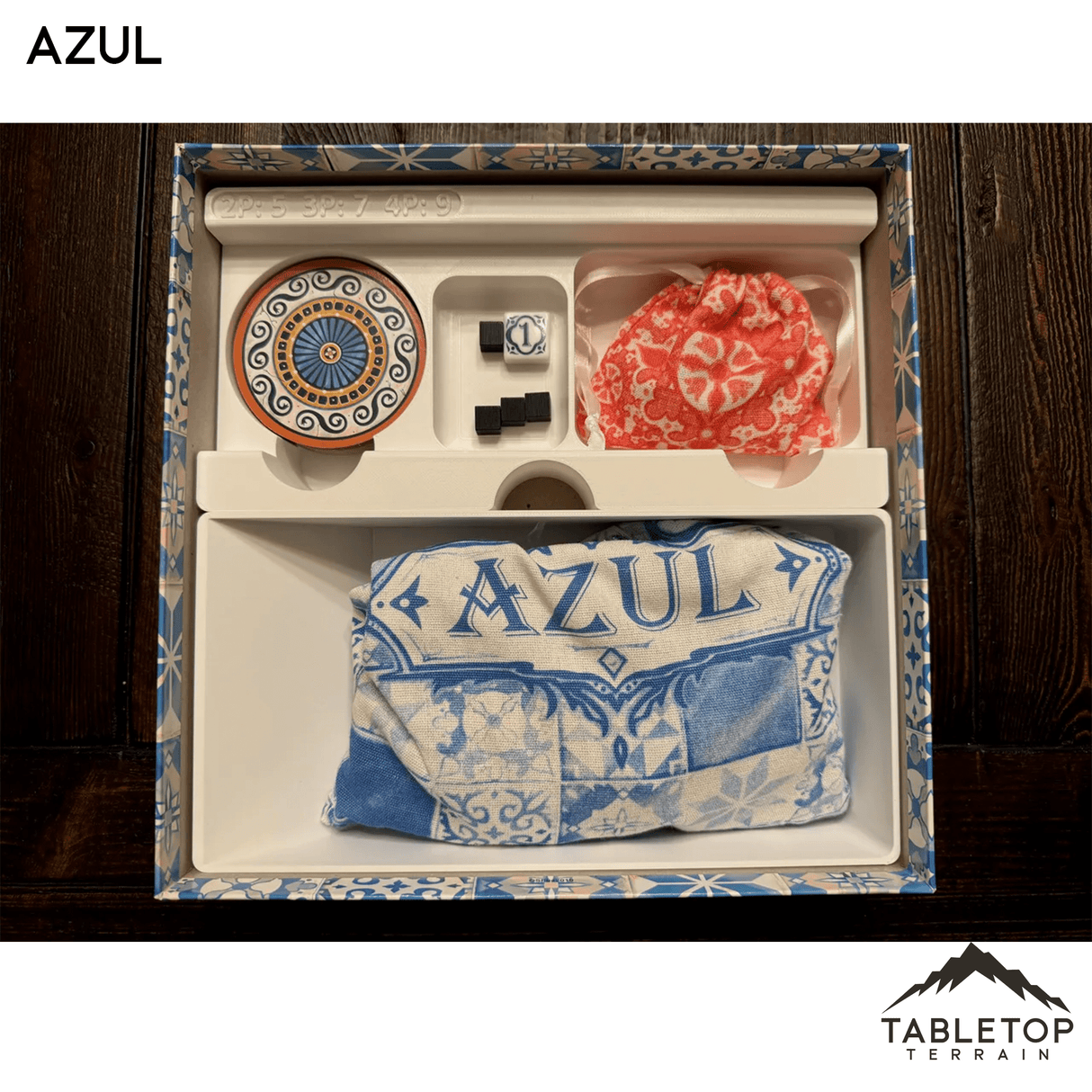 Azul Board Game Insert / Organizer