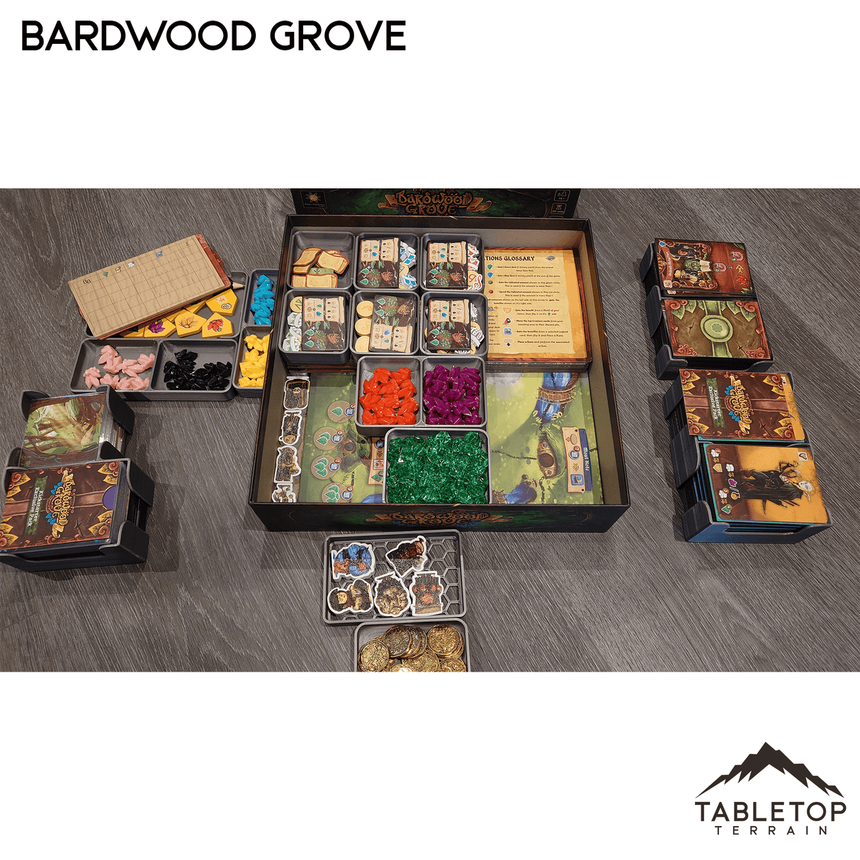Bardwood Grove Board Game Insert / Organizer