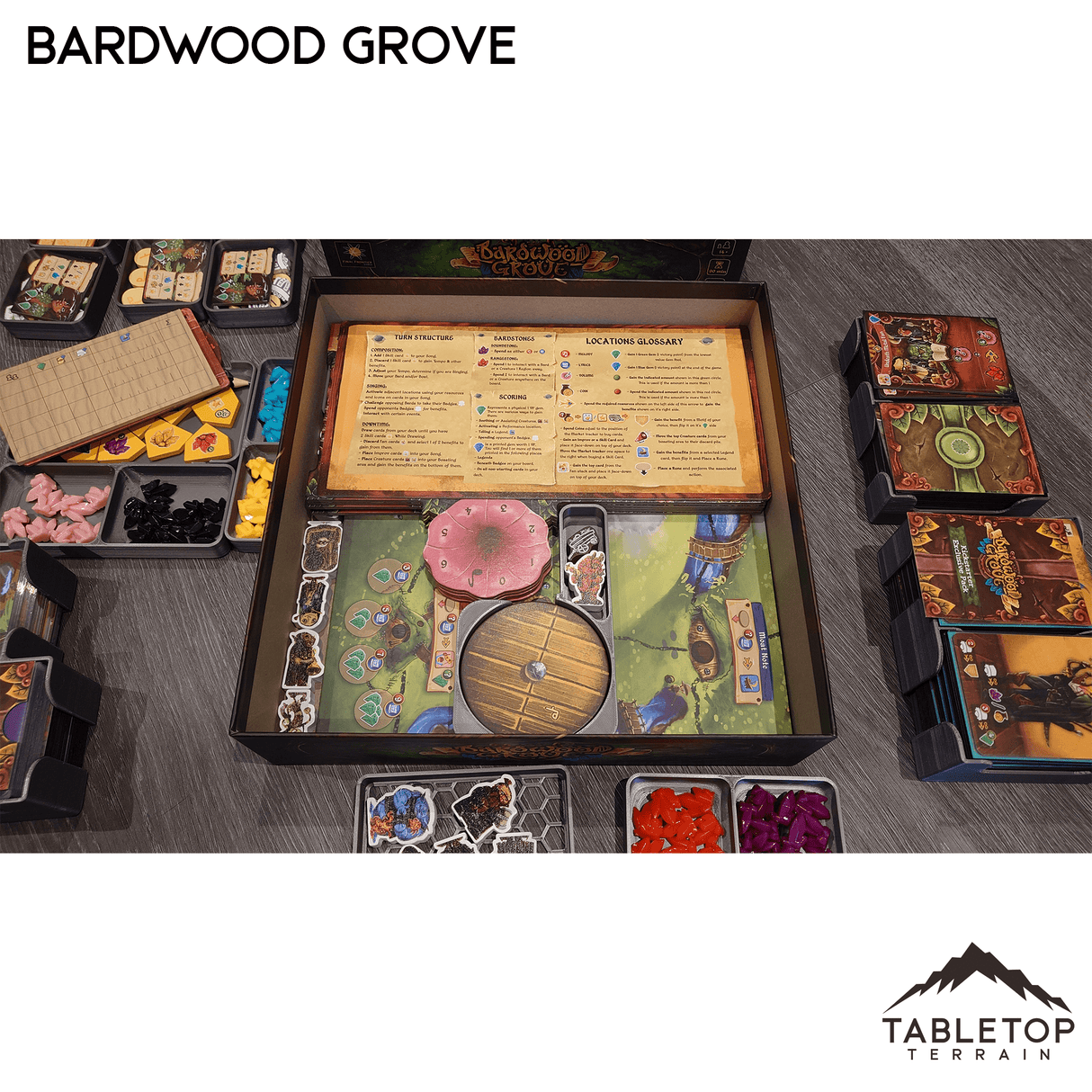 Bardwood Grove Board Game Insert / Organizer