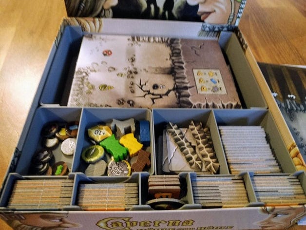 Caverna Cave vs Cave with Era 2 Expansion Board Game Insert / Organizer