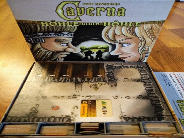 Caverna Cave vs Cave with Era 2 Expansion Board Game Insert / Organizer