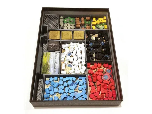 Clans of Caledonia Board Game Insert / Organizer
