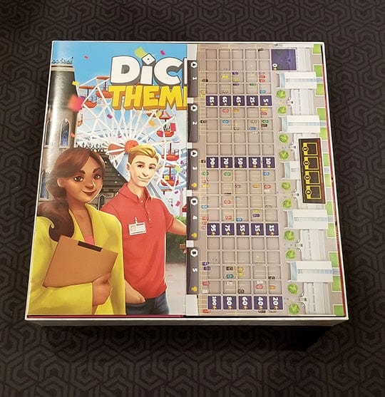 Dice Theme Park Board Game Insert / Organizer