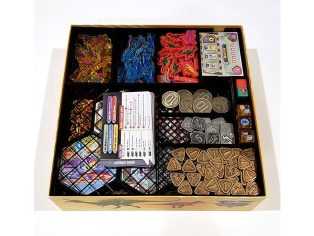 Dinosaur World with Expansions Board Game Insert / Organizer