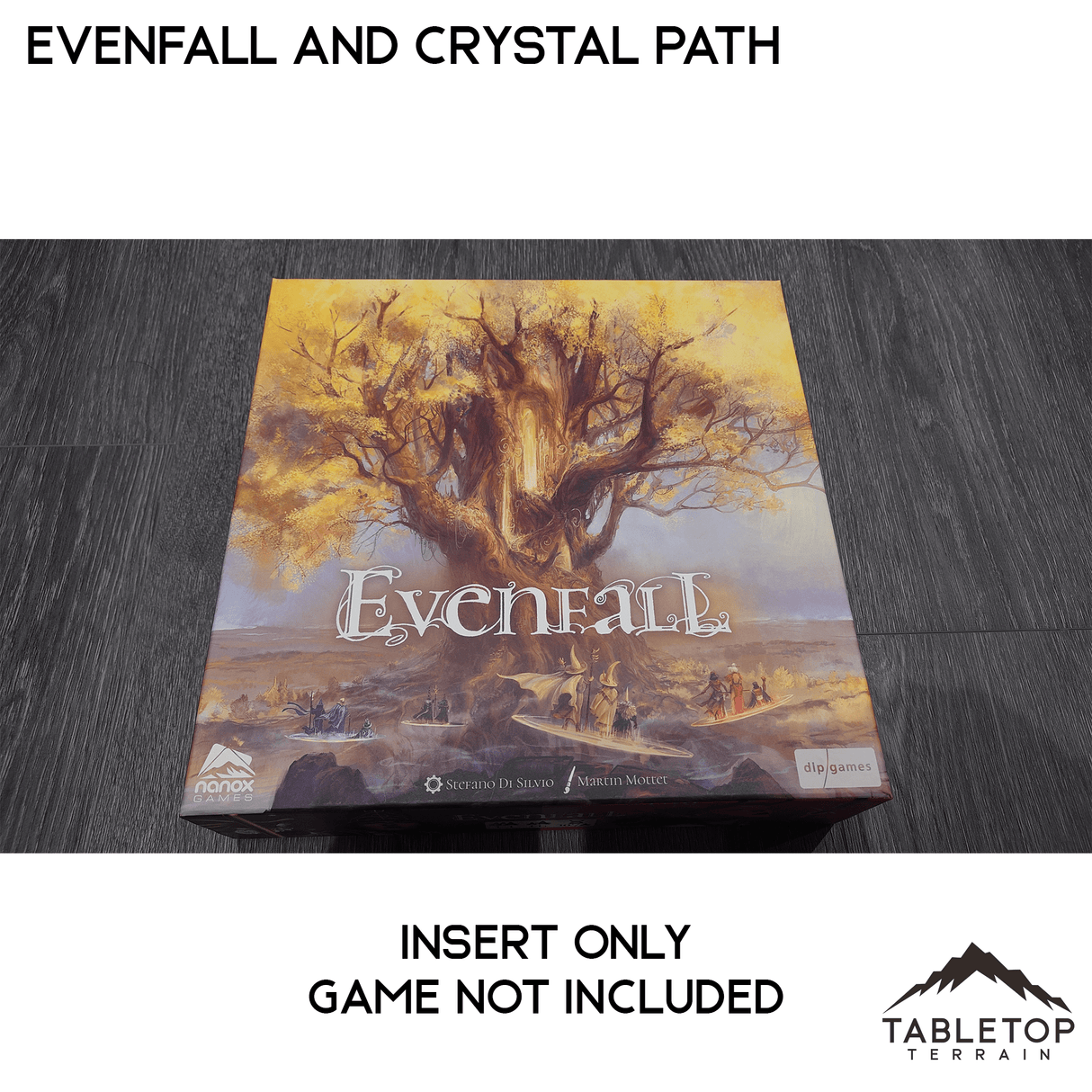 Evenfall and Crystal Path Board Game Insert / Organizer