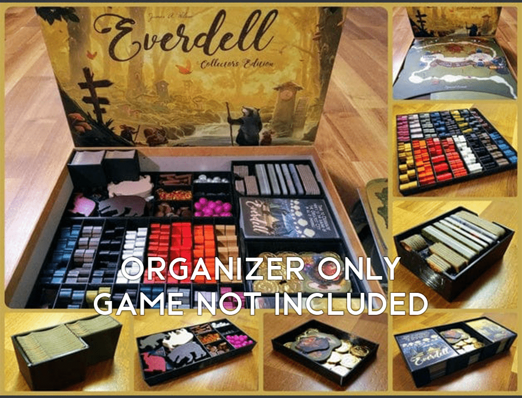 Everdell with first 3 Expansions Board Game Insert / Organizer