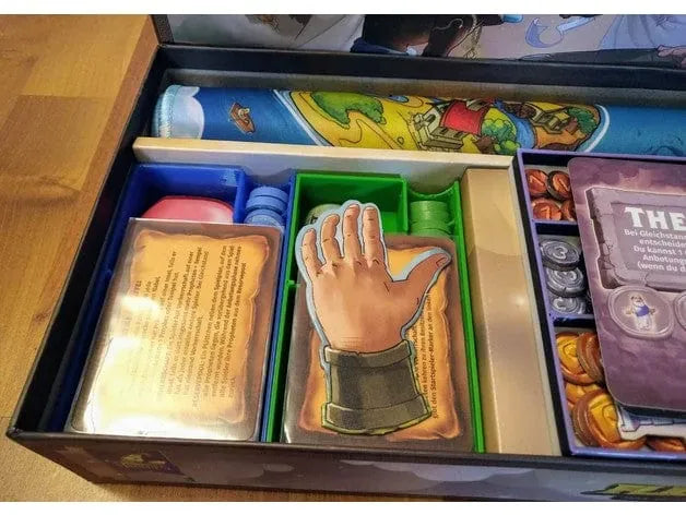 Flick of Faith with Cataclysm Expansion Board Game Insert / Organizer