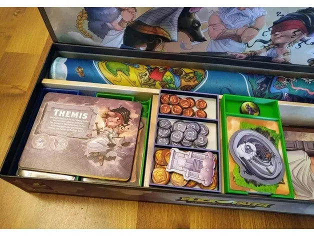 Flick of Faith with Cataclysm Expansion Board Game Insert / Organizer