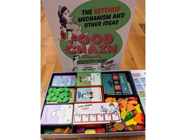 Food Chain Magnate Ketchup Mechanism Board Game Insert / Organizer