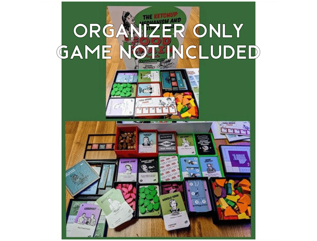 Food Chain Magnate Ketchup Mechanism Board Game Insert / Organizer