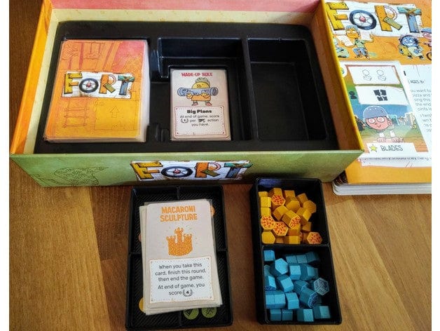 Fort Board Game Insert / Organizer