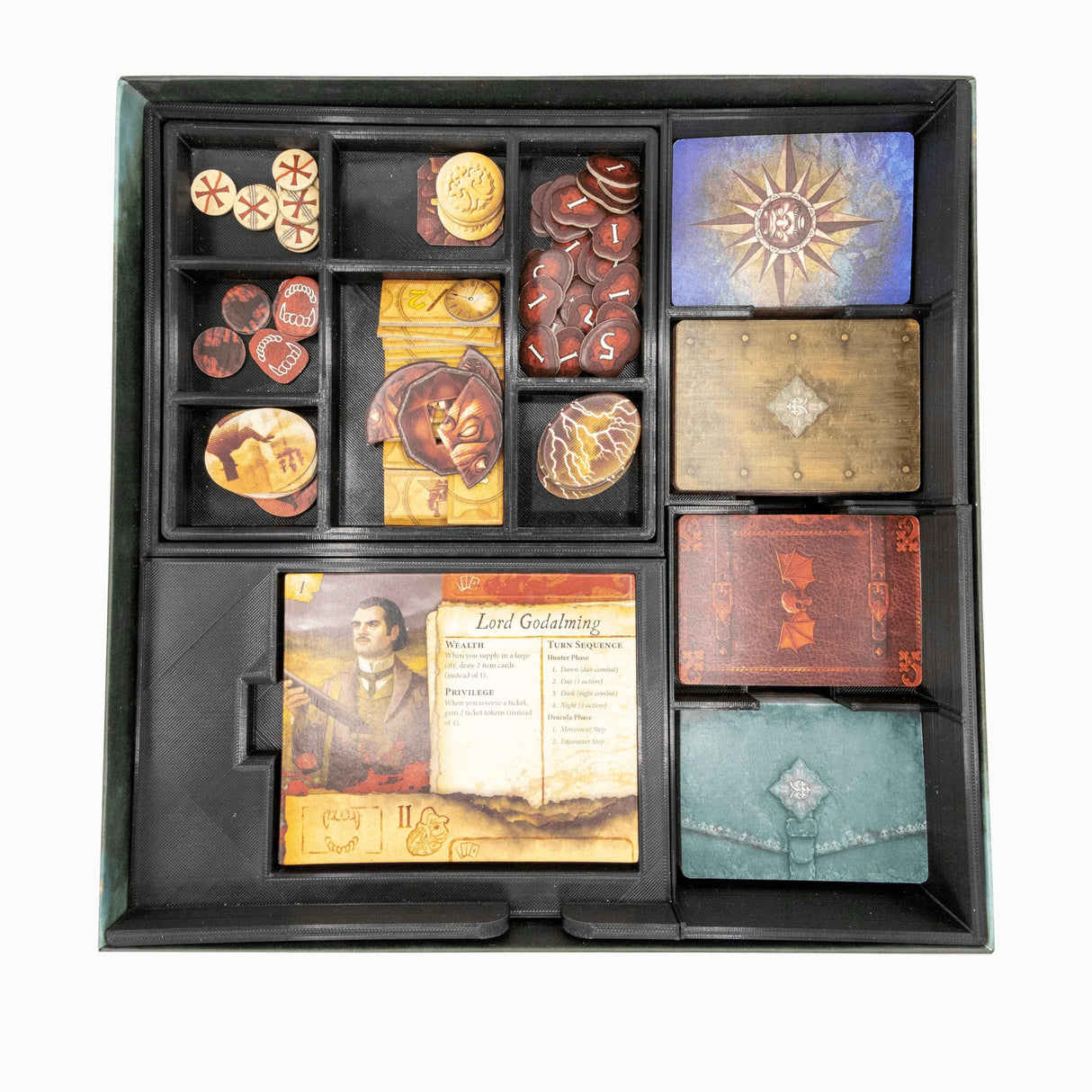 Fury Of Dracula Board Game Organizer / Insert 3rd/4th Edition