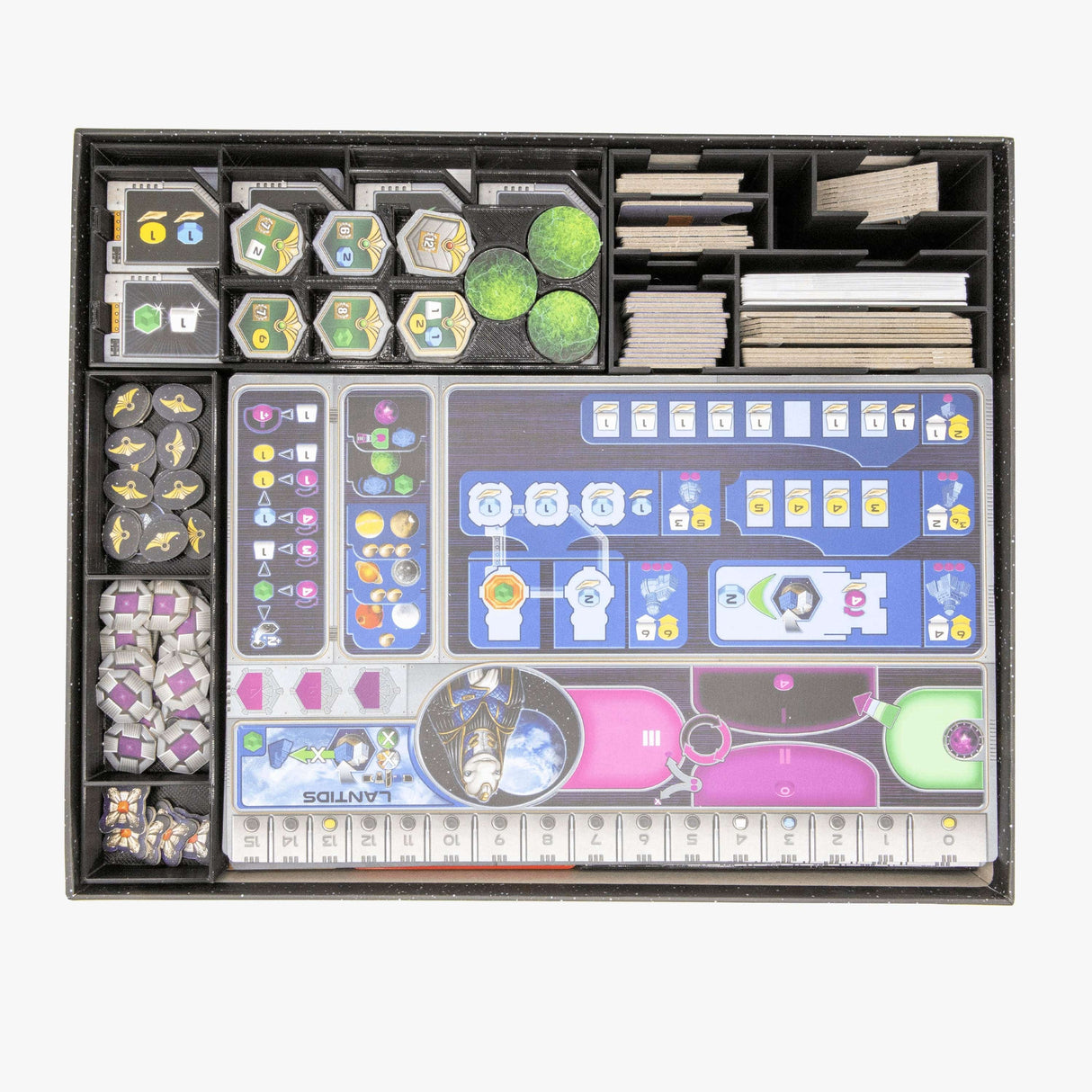 Gaia Project 3D Printed Insert/Organizer in Color