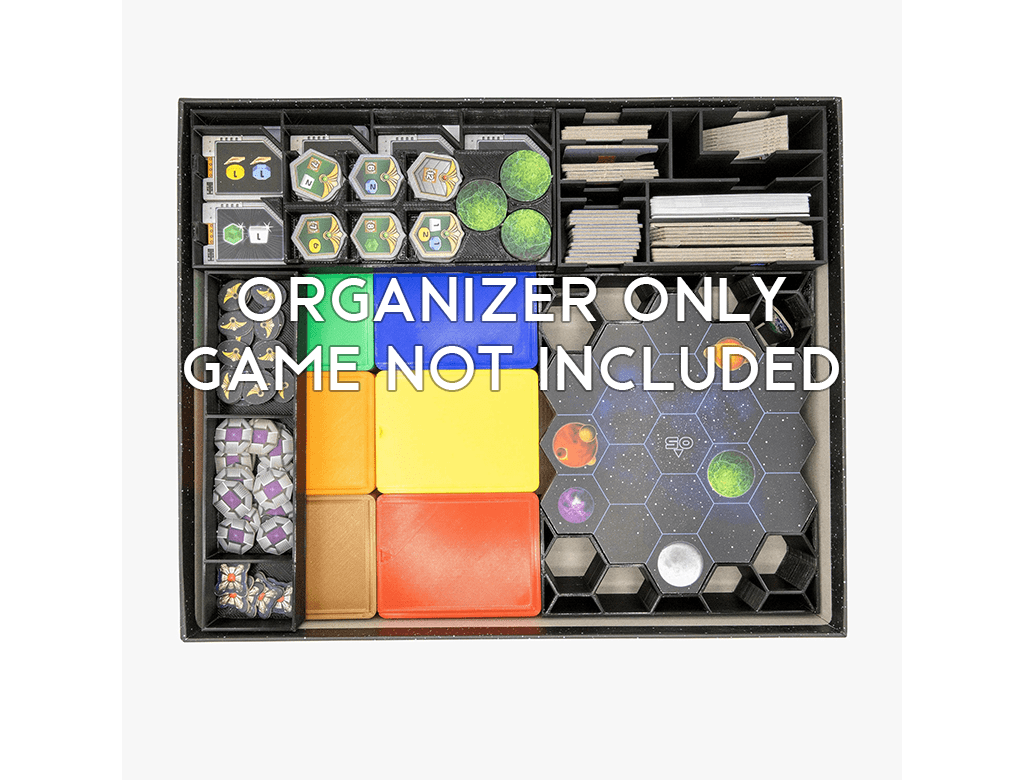 Gaia Project 3D Printed Insert/Organizer in Color
