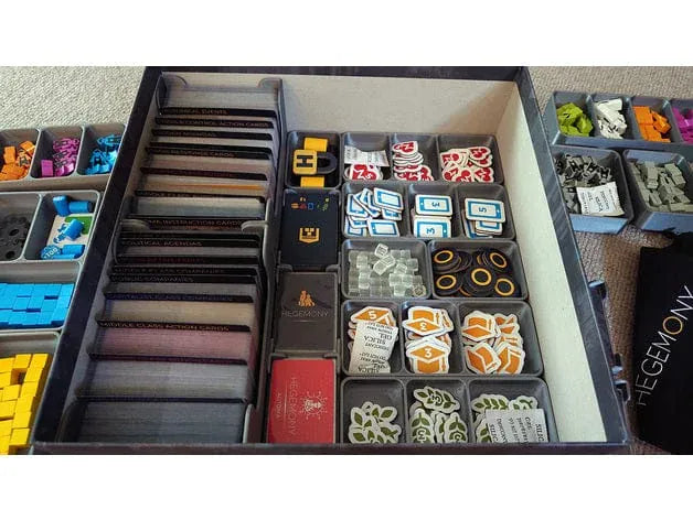 Hegemony: Lead Your Class to Victory + Expansions Board Game Insert / Organizer