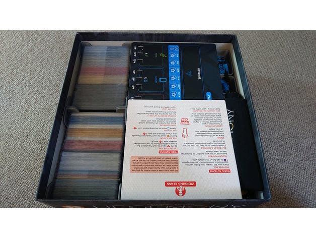 Hegemony: Lead Your Class to Victory + Expansions Board Game Insert / Organizer