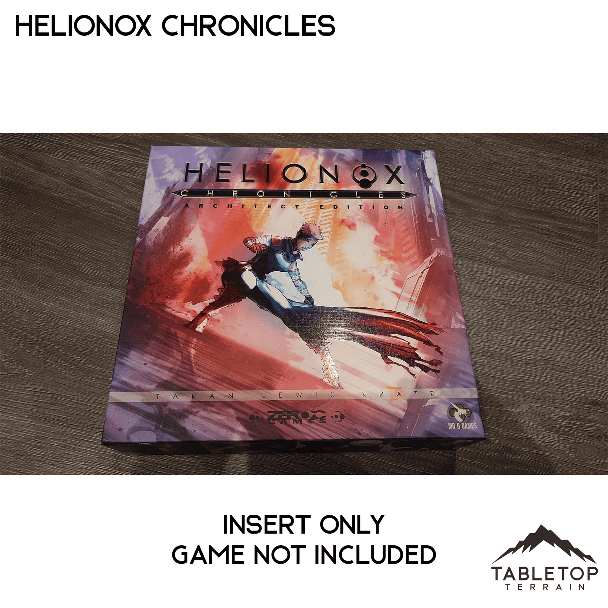 Helionox: Chronicles Board Game Insert / Organizer