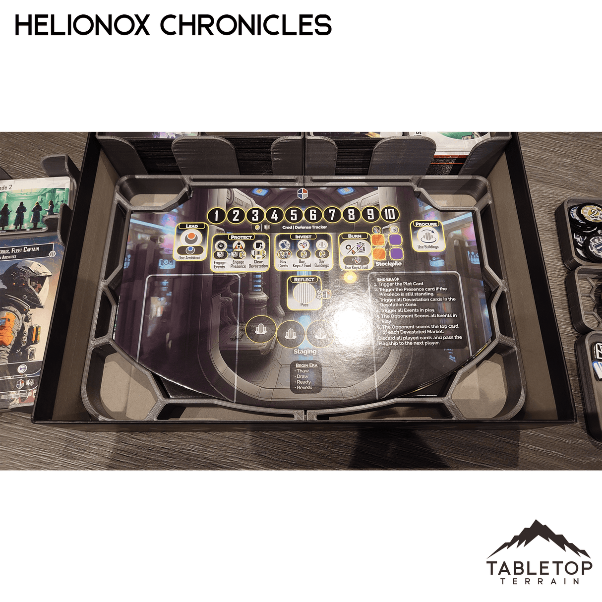 Helionox: Chronicles Board Game Insert / Organizer