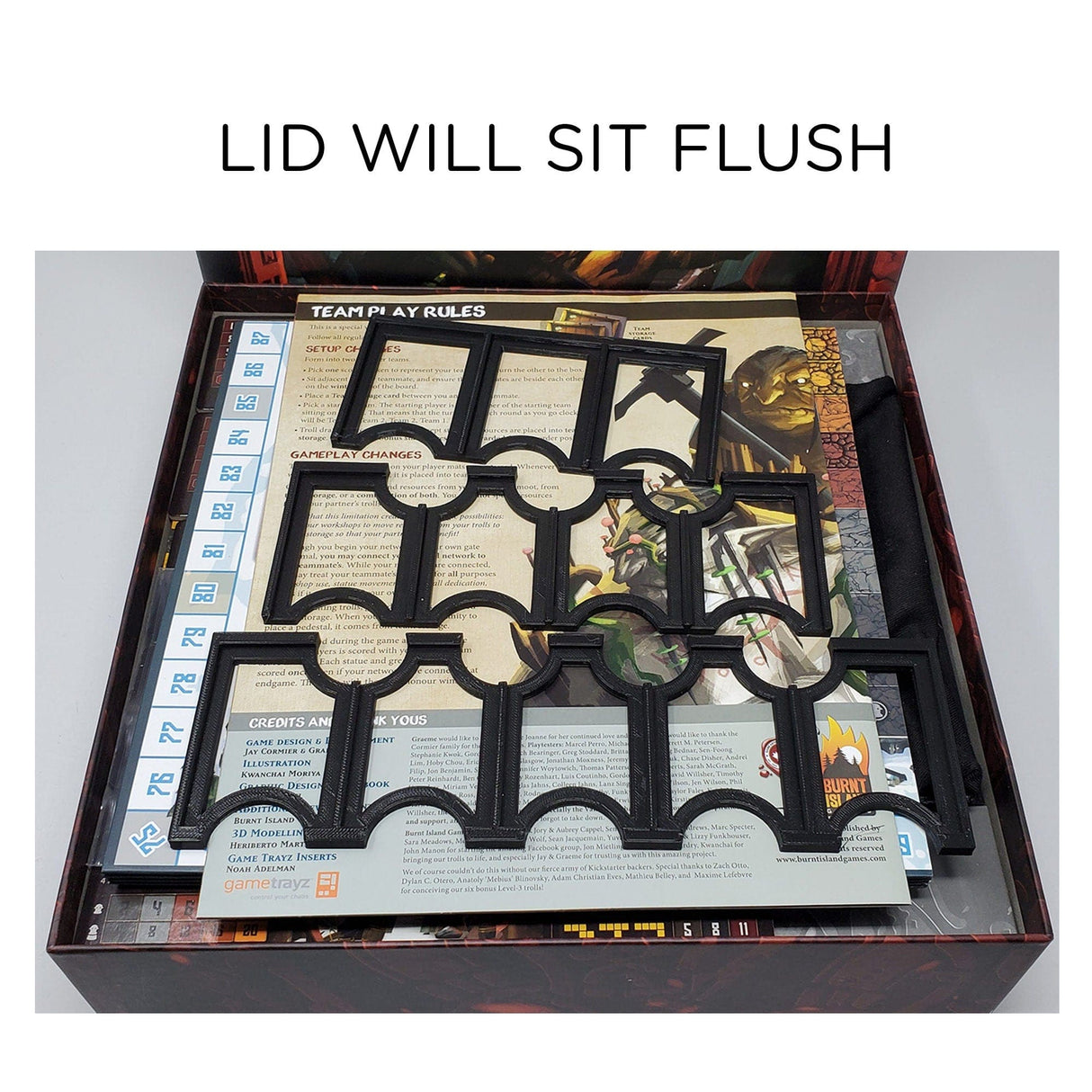 In The Hall of The Mountain King Board Game Organizer / Insert