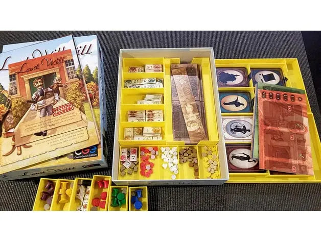 Last Will + Getting Sacked Expansion Board Game Insert / Organizer